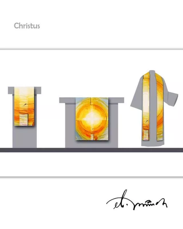 Altarantependium 80x70cm Entwurf Christus E.Münch Altarantependium 80x70cm Entwurf Christus E.Münch