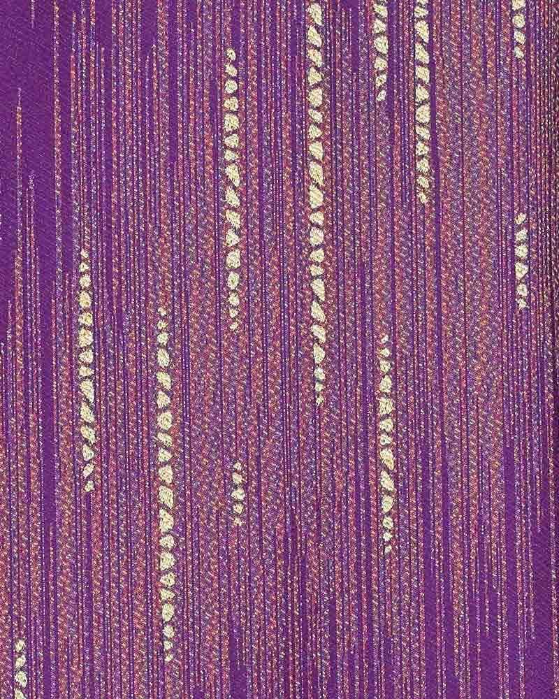 Kasel Flammenmeer violett mit Kragen und Innenstola