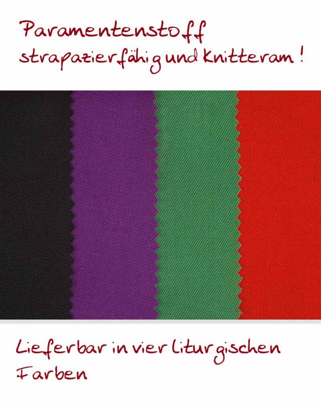 Paramentenstoff Gabardine grün 150 cm Trevira Wolle