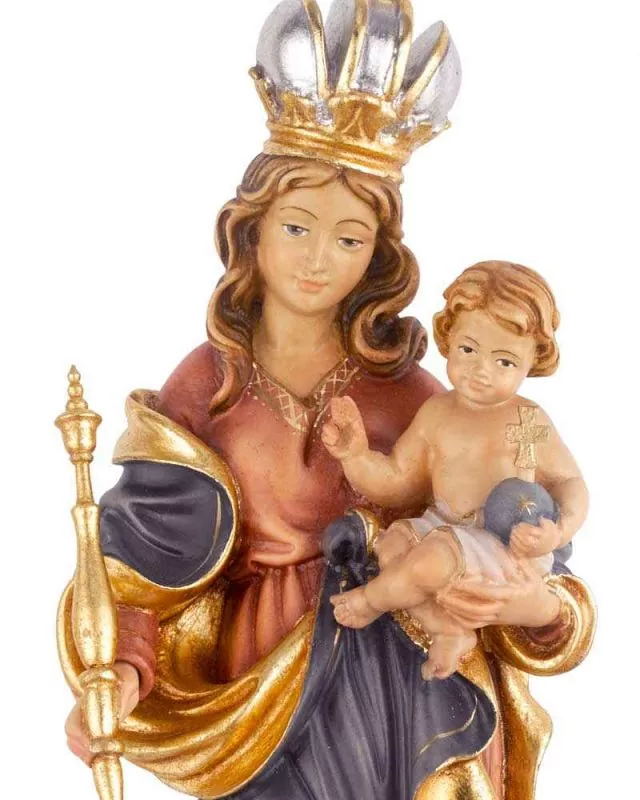 Marienfigur Patrona Bavaria mit Standkonsole 38 cm