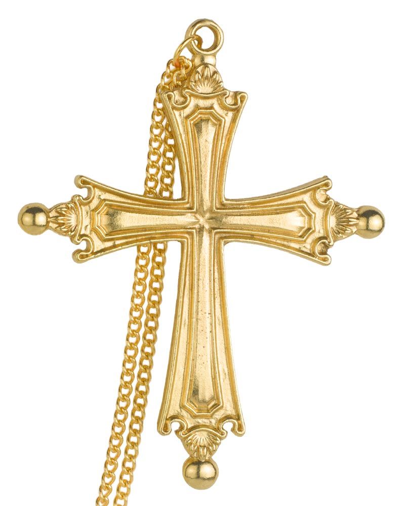 Pektorale Papst Leo XIV  7,8 x 6,5 cm mit Kette 60 cm