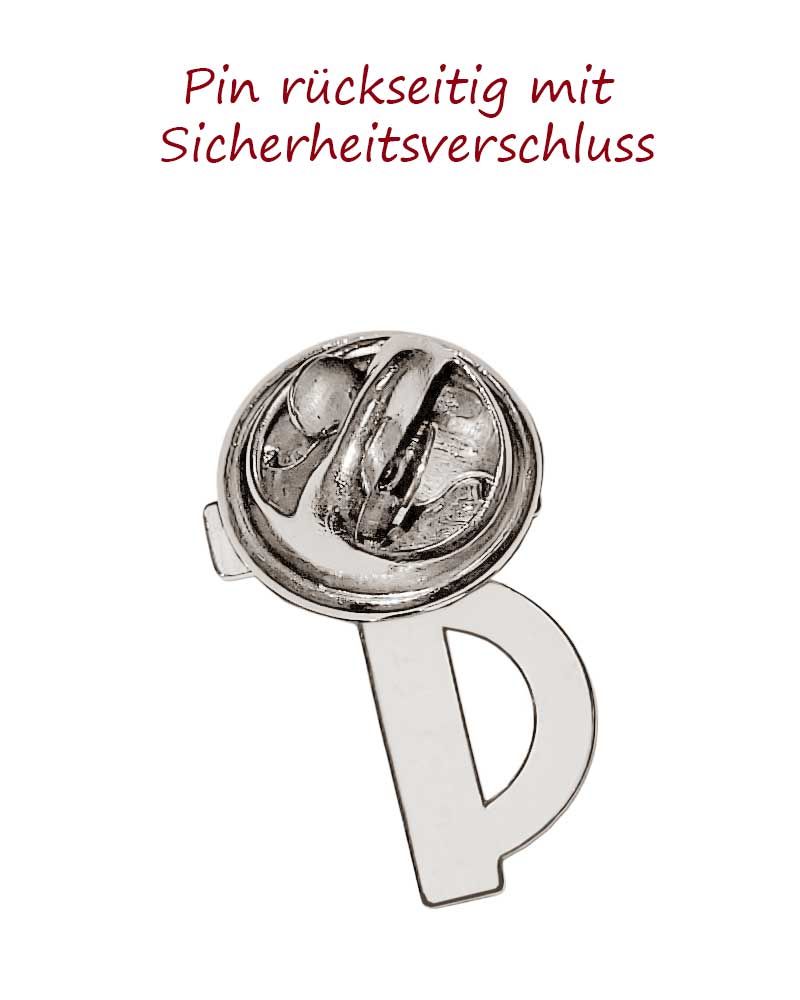 Ansteckkreuz für Diakone Sterling Silber 14x24 mm