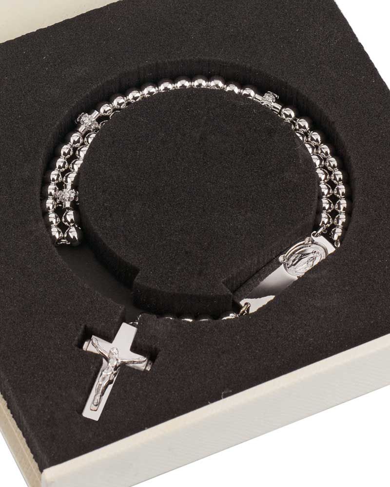 Rosalet Rosenkranz Armband in Sterling Silber Gr. S