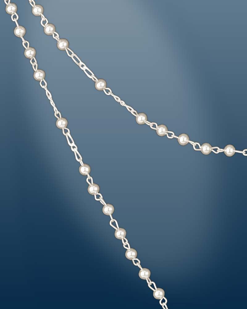Rosenkranz 925 Silber Perlen 4 mm Ø im Geschenketui