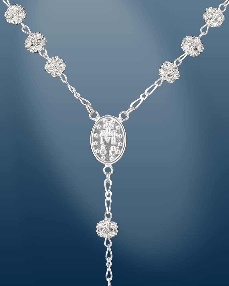 Rosenkranz im Geschenketui Sterling Silber 6 mm Ø