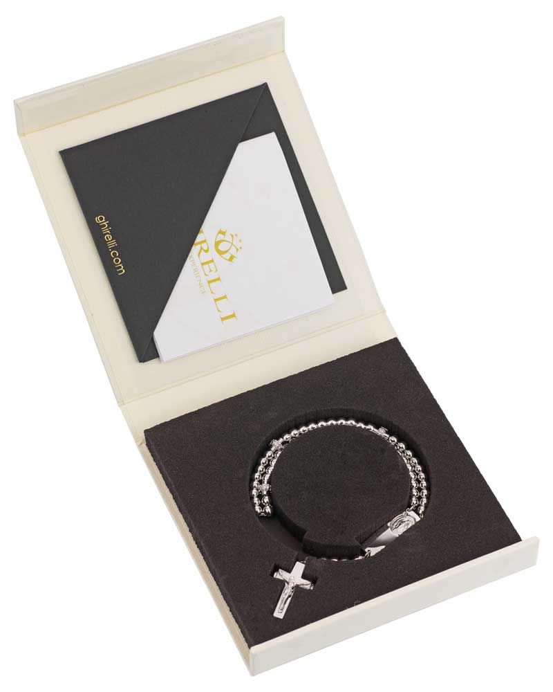 Rosalet Rosenkranz Armband in Sterling Silber Gr. S