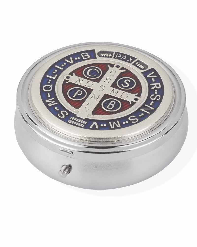 Rosenkranz Etui "Benedikt" Email für 4 mm Ø Perlen