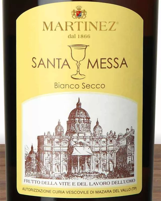 Santa Messa, Bianco Secco, 1 Liter Flasche 13 % Vol.