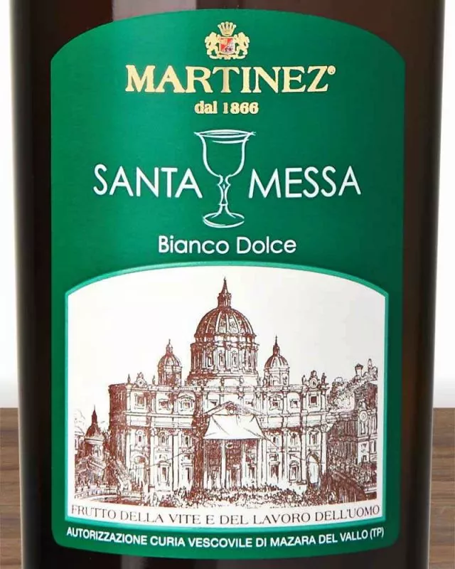Santa Messa, Bianco Dolce Sizilien 1 Liter 16 % Vol.