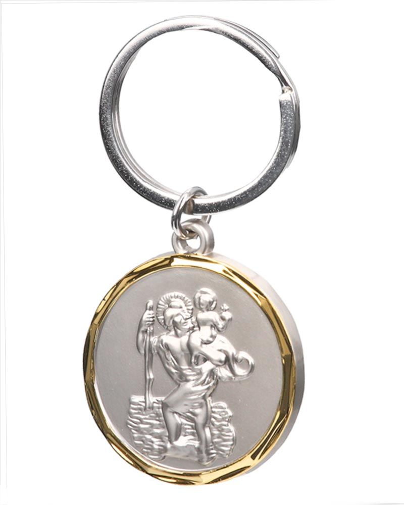 Christopherus Schlüsselanhänger 8 x 3 cm