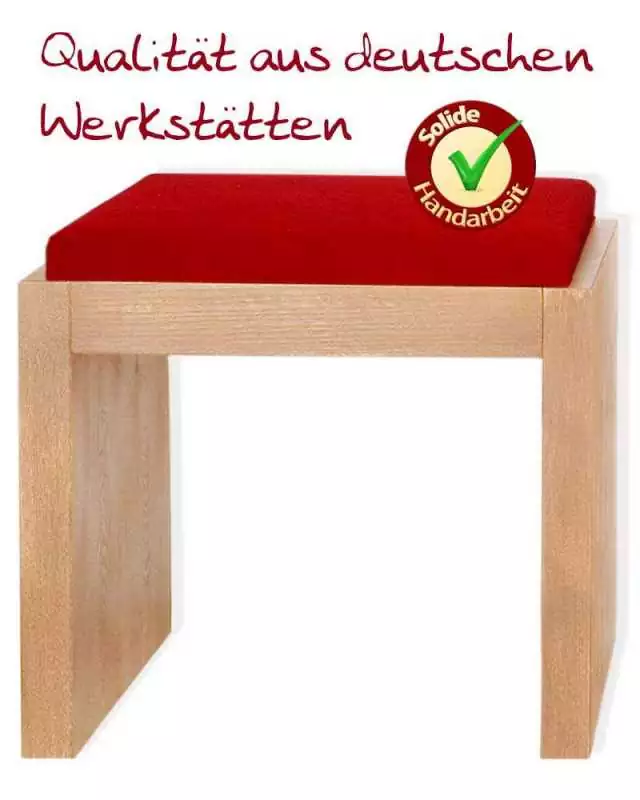 Ministrantensedilie aus Buche natur - hell