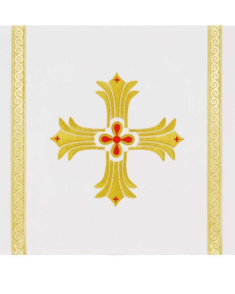 Segensvelum 300 x 50 cm mit gesticktem Kreuz