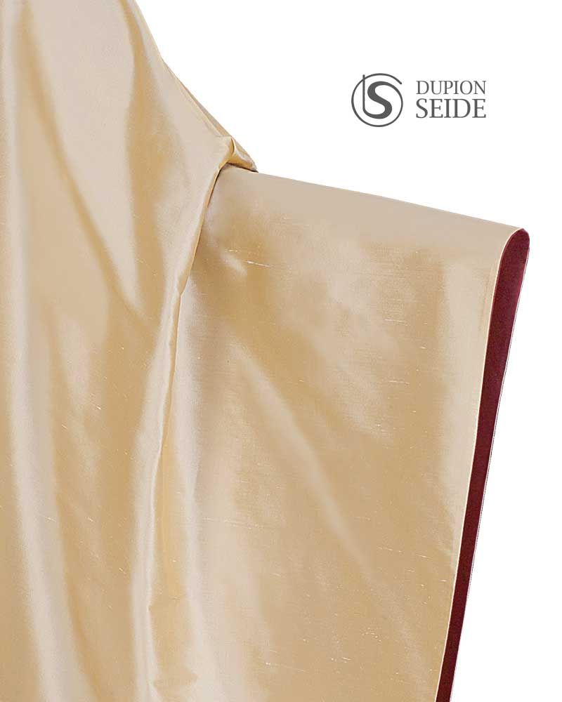 Kasel gold mit Mittelstab und Innenstola 135 cm