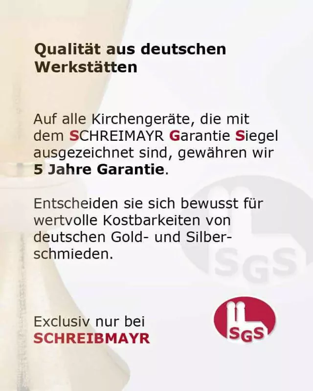 Versehpatene mit Fisch aus blauem Kaltemail, vergoldet