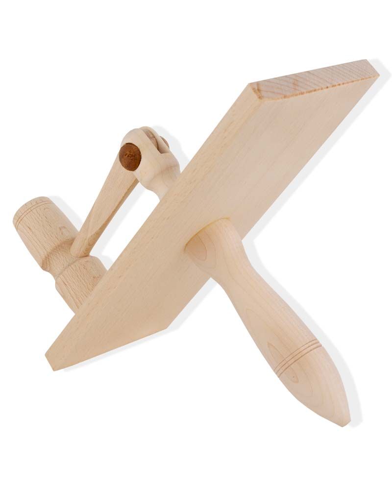 Karfreitagsklapper 23 x 9 cm solides Buchenholz natur, laut!