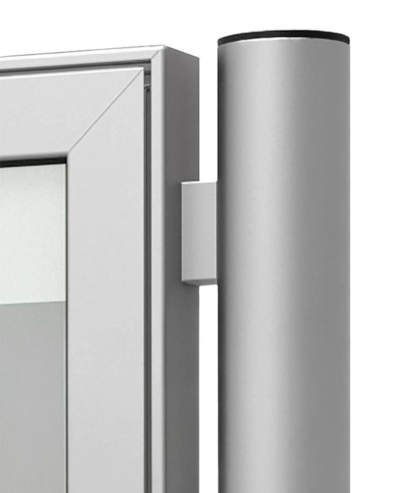 Standbeine 2 m für Premium-Schaukasten, rund