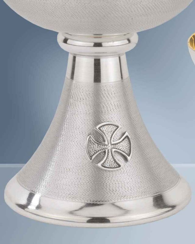 Ziborium versilbert oxydiert 18 cm hoch, 11 cm Ø