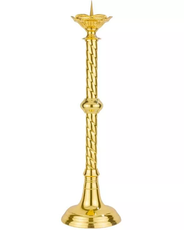 Altarleuchter Messing klassisch 56 cm hoch
