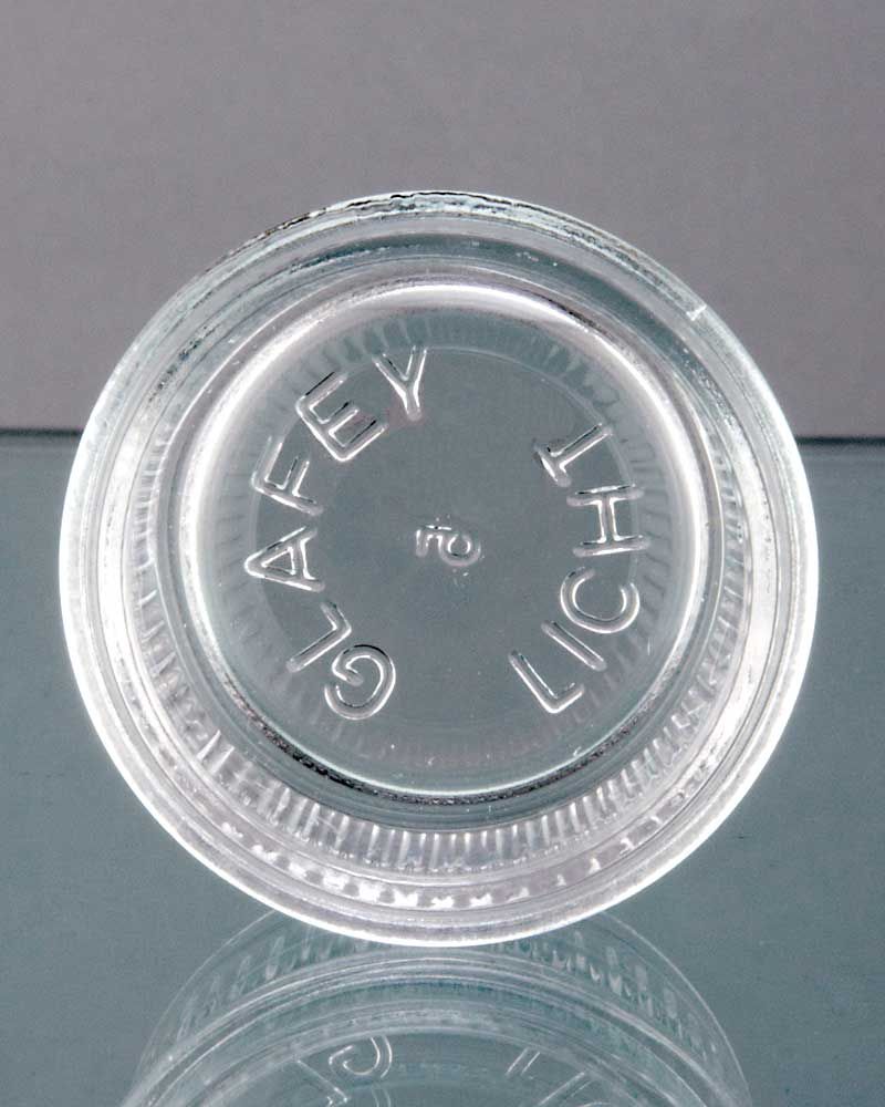 Teelichtglas Glafey gerillt für Teelichter mit 38 mm Ø
