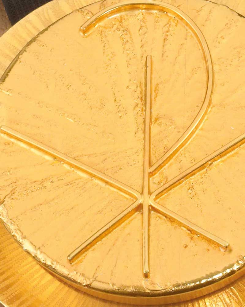 Versehpatene, 10 cm Ø  mit Christuszeichen PX