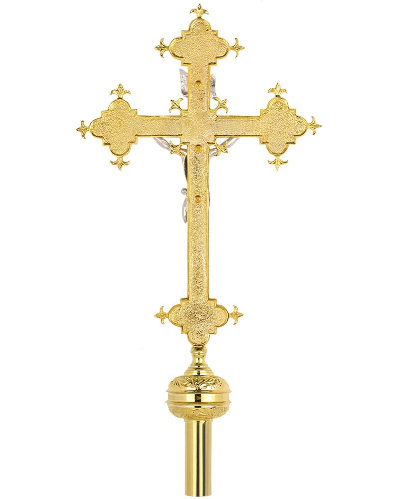 Vortragekreuz 65 x 31 cm neugotische Form