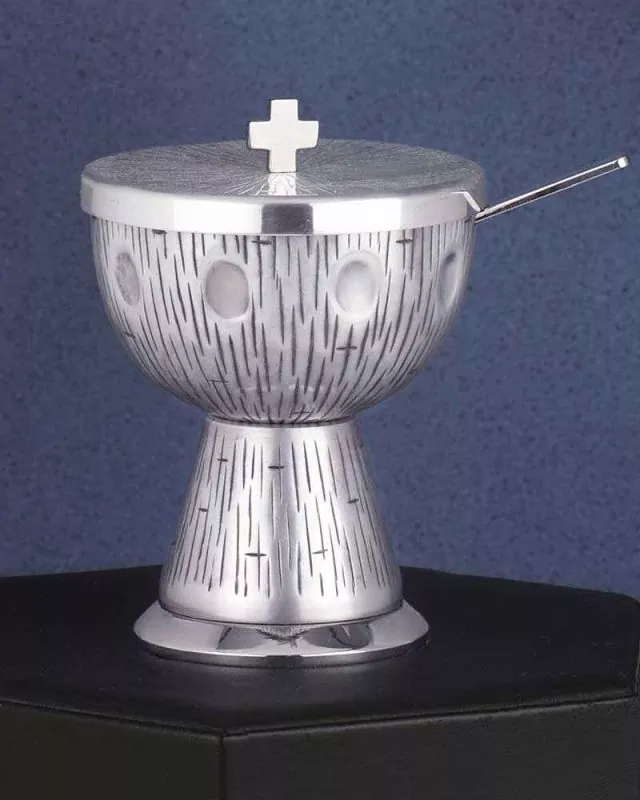 Rauchfass 17 cm versilbert mit Weihrauchschiffchen