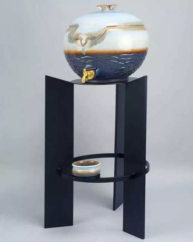 Weihwasserbehälter Keramik Wasser & Hl. Geist Symbol Weihwasserbehälter Keramik Wasser & Hl. Geist Symbol