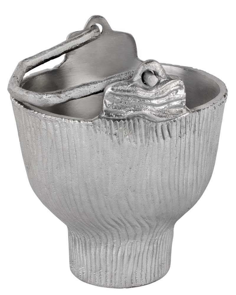 Tragweihkessel Aluminium 11,5 cm hoch, 12 cm Ø