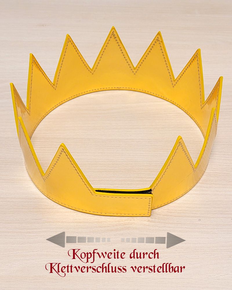 Sternsingerkrone grün, 54–60 cm Umfang verstellbar