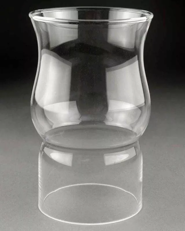Windschutzglas 80 mm Ø, leicht geschwungene Form