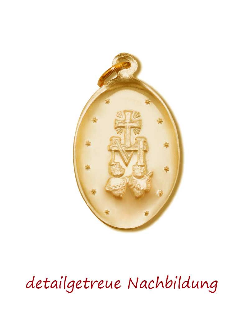 150 Wundertätige Medaillen Alu gold eloxiert 20,5 mm