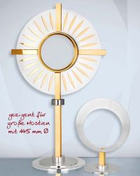 Monstranz 61 cm hoch mit Custodia