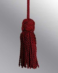 Quaste für Ewiglichtseil rot 20 cm lang