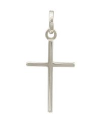 Kreuz Anhänger konisch 7 x 10 mm 925 Silber