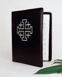Ringbuchmappe Requium schwarz DIN A5 bestickt