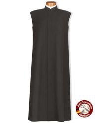Talar für Priester und Mesner schwarz 140 cm ohne Arm