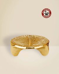 Altarleuchter 4,5 cm hoch Messing gegossen 13 cm Ø