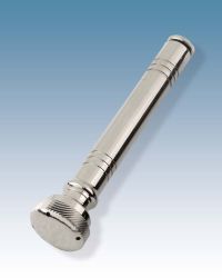 Taschenaspergill vernickelt 12cm mit Drehverschluss