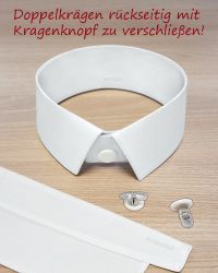 Soutanenkragen Baumwolle weiß, Urban Größe 47