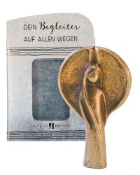 Miniaturengel aus Bronze 5 cm hoch Wegbegleiter