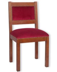 Mittelsedilie Massivholz mit Rückenlehne 92 cm